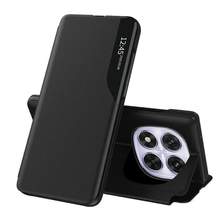 Кейс за Xiaomi Redmi Note 14 Pro 5G / Poco X7 - eFold Series - черен