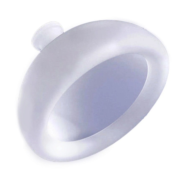 Flippy köpet terápiás készülék, mellkas terápiás csésze, böfögő készülék, felnőtteknek és gyermekeknek, 10 x 6,5 cm, szilikon, átlátszó