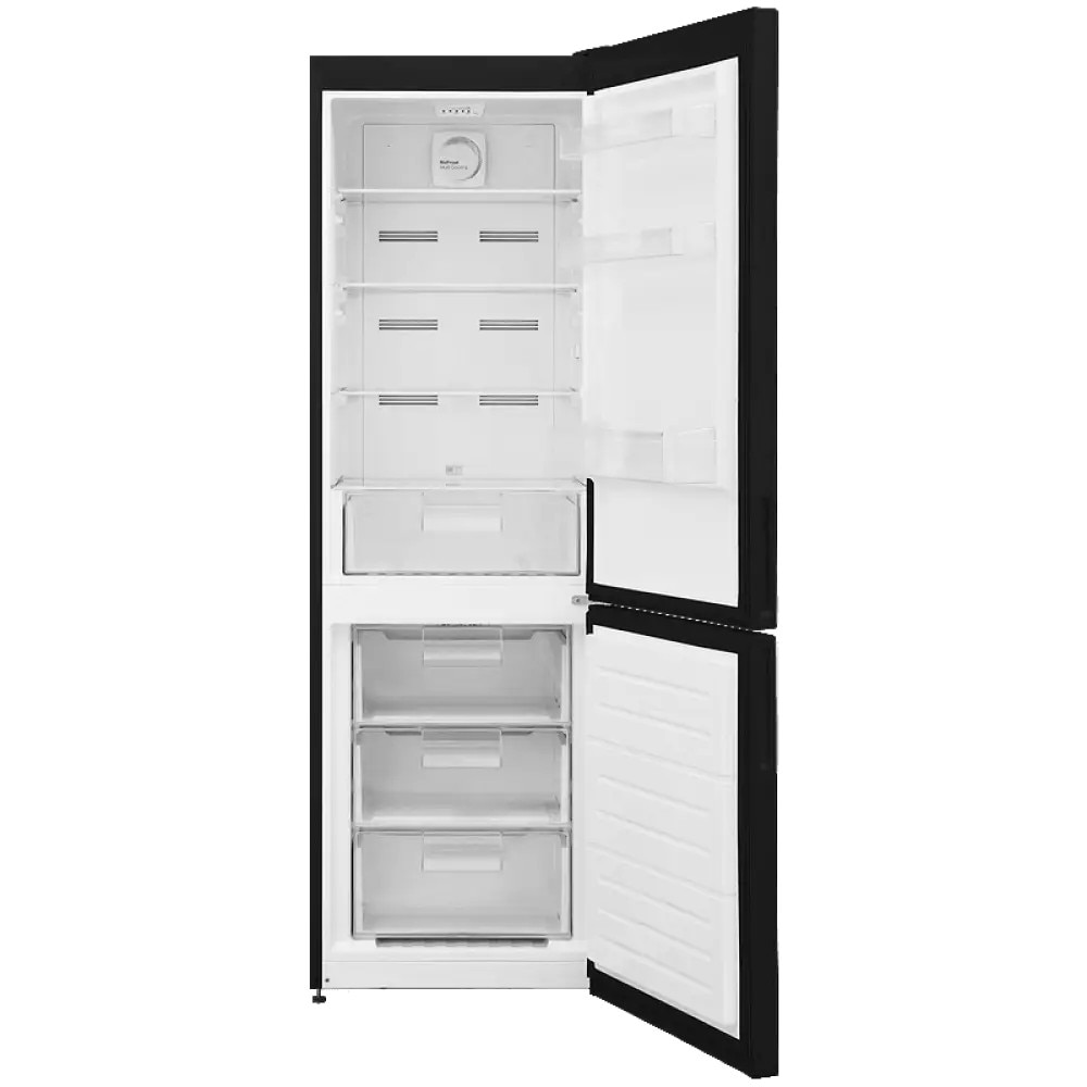 Frigider cu doua usi Finlux FXCA 37970 NFBKE, No Frost, Usi reversibile, 295 l, H 186 cm, Clasa E, Negru