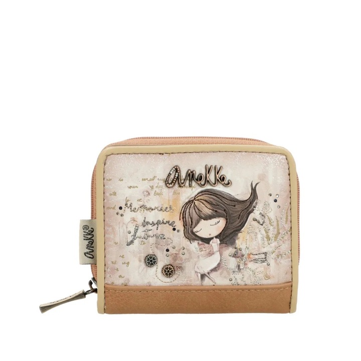 Portofel Anekke Memories, 40809-903, Piele ecologica, multicolor