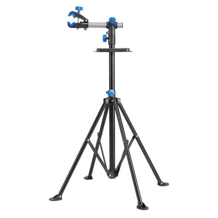 Стойка за сервиз на велосипеди Rockbros MP-02, регулируема 120-190 см, товароносимост 80 кг, черна