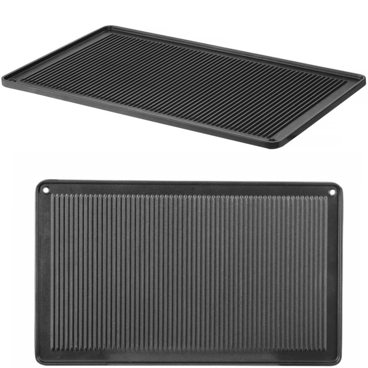 Placa de gratar Convectomat HENDI, teflonata, 530x325mm, GN 1/1, 9mm grosime