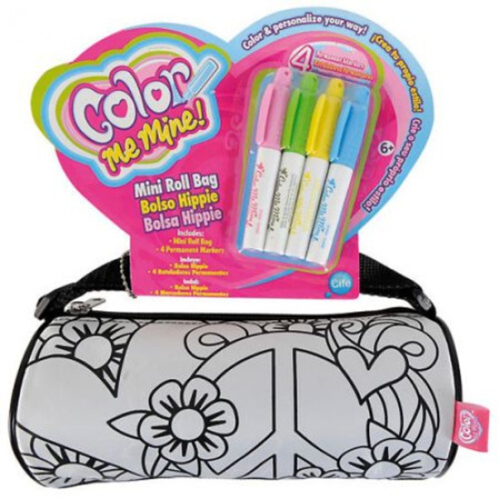 Set de colorat Simba Color Me Mine, 5 markere, multicolor, pentru copii de la 6 ani