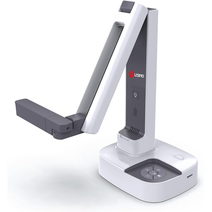 4K dokumentumkamera, 13 MP szkenner, A4, A3 rögzítés, HDMI csatlakozással, USB-A, USB-C, LED lámpák, TF kártyanyílás, élő közvetítés, állítható kar, kompatibilis Mac, Windows, Chromebook