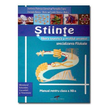 Stiinte Cls 12 - Stefania Pelmus Giersch, Pompilia Tapu, Daniela Iliescu-Bulcu Stiinte Cls 12 - Stefania Pelmus Giersch, Pompilia Tapu, Daniela Iliescu-Bulcu