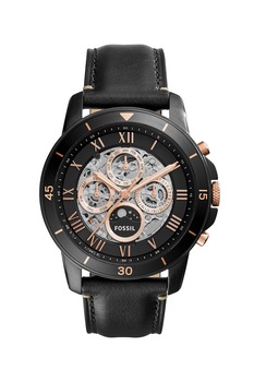 Fossil, Ceas cu funtii multiple Grant, Negru Fossil, Ceas cu funtii multiple Grant, Negru