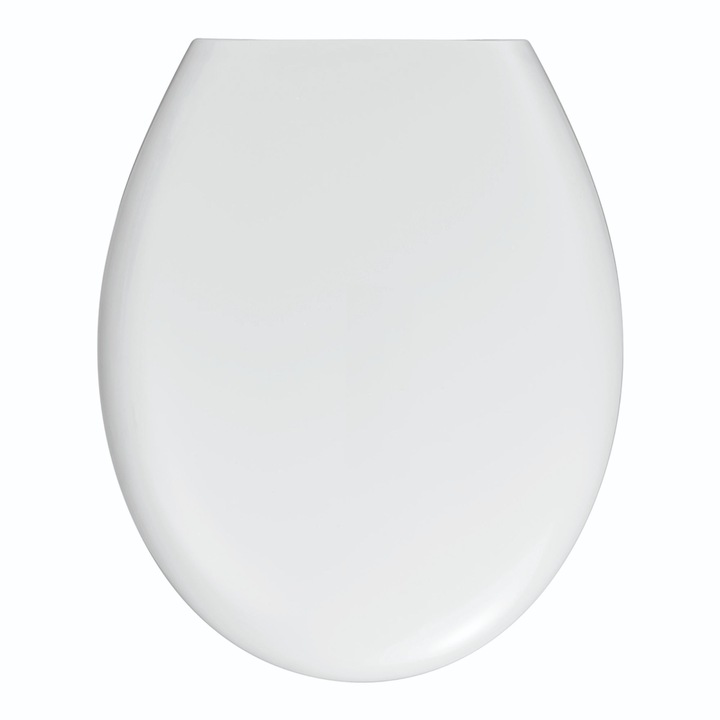 Capac WC Sensea Essential, din plastic, inchidere standard, alb