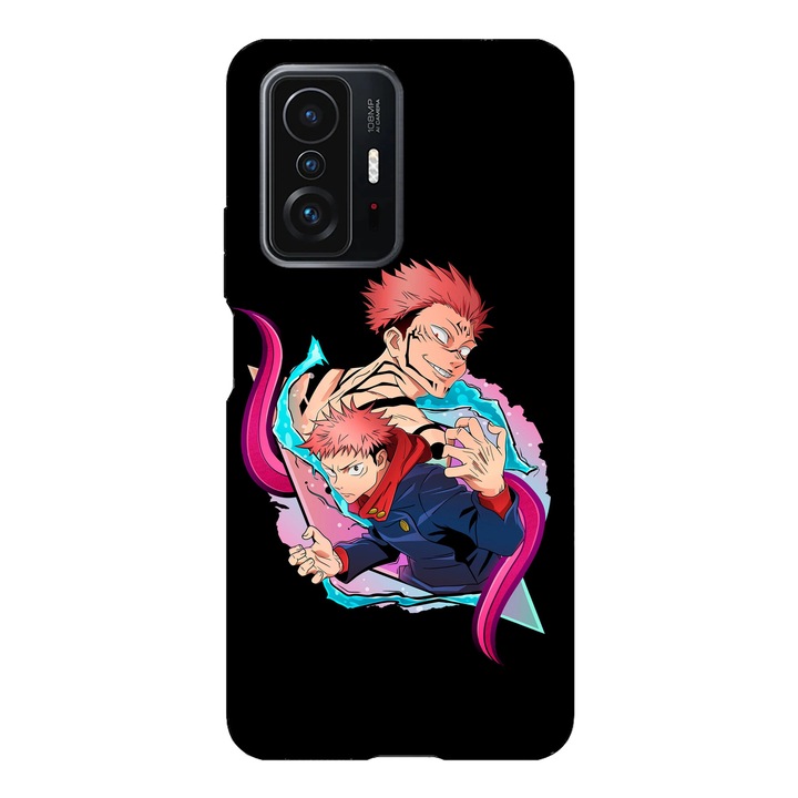 Husa telefon compatibila cu Xiaomi Redmi Note 14 Pro Plus, Viceversa, model Sukuna jujutsu kaisen, Silicon, TPU