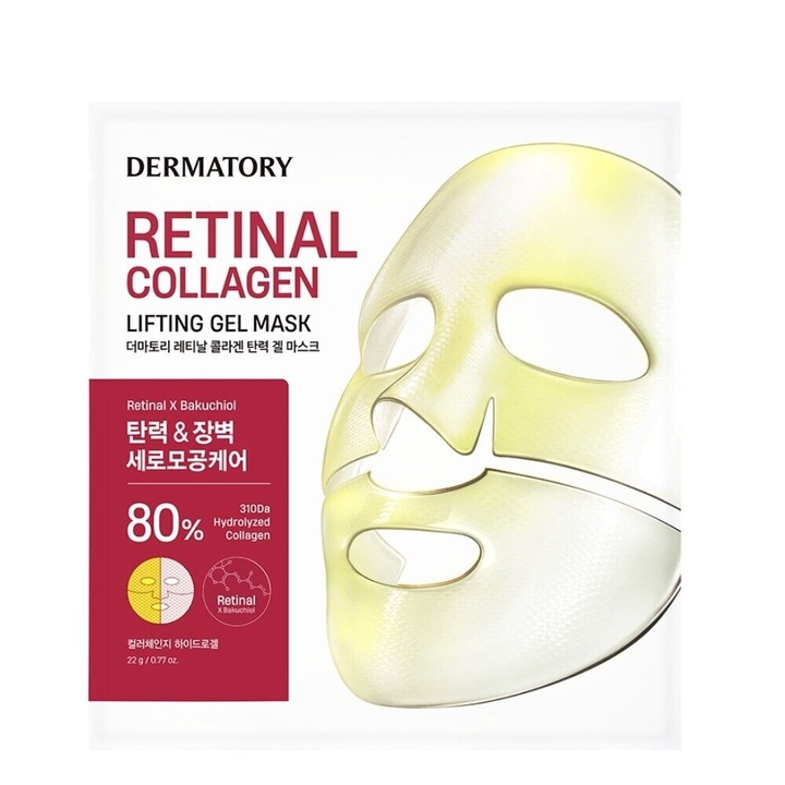 Masca de fata DERMATORY Retinal Collagen Lifting Gel Mask