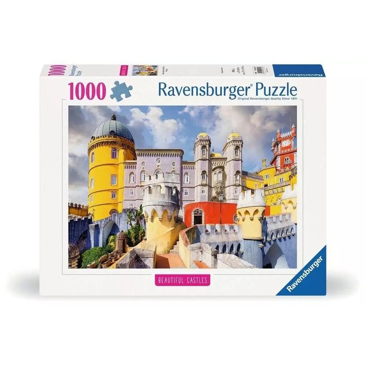 Пъзел 1000 Ravensburger Pena Palace, многоцветен, 1000 части