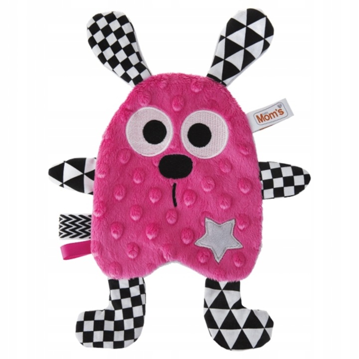 Интерактивна бебешка играчка Tres, розова, 19x25см