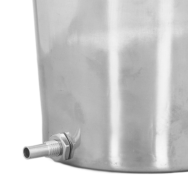 Kit pentru clisma din inox, Fokelyi, cu furtun din silicon, capacitate 2L