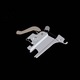 Varrógép nyomótalp adapter, ezüst, 3x4x0,8cm, BABYLOCK/BROTHER/JUKI/PFAFF