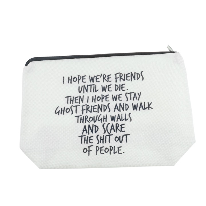 Козметична чанта за пътуване, бяла, Enforose