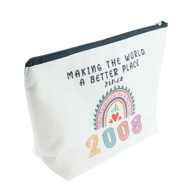 Козметична чанта модел 2008, пътна, бяла Enforose