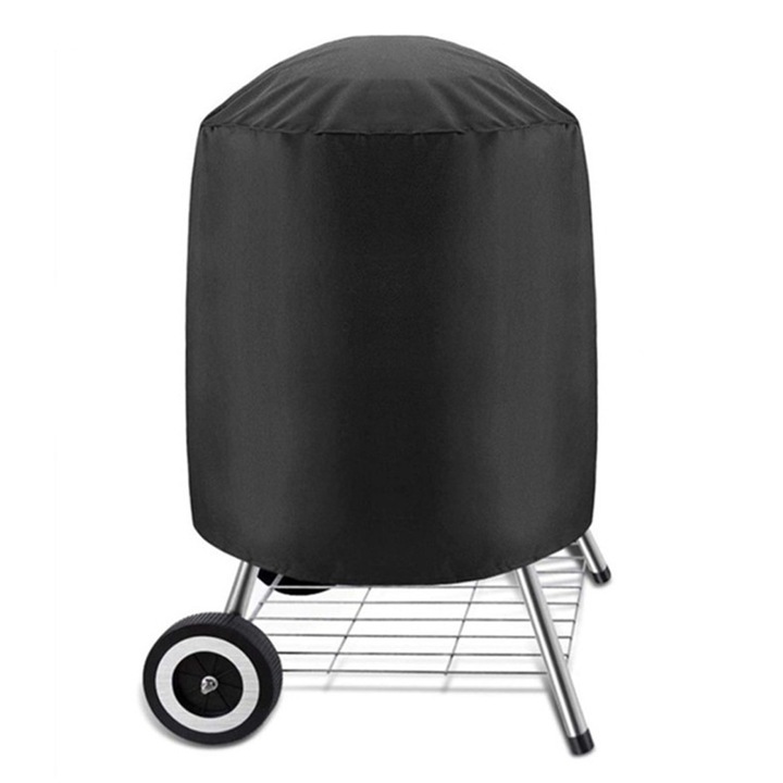 Kerek grillsütőhuzat, Enforose, 76x91cm, vízálló, UV-védelem, rögzítőzsinórral