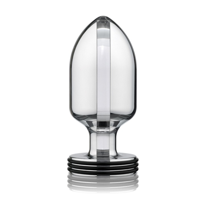 Анален Разширител ElectraStim Invader, Електростимулация, Сребрист, 12 см