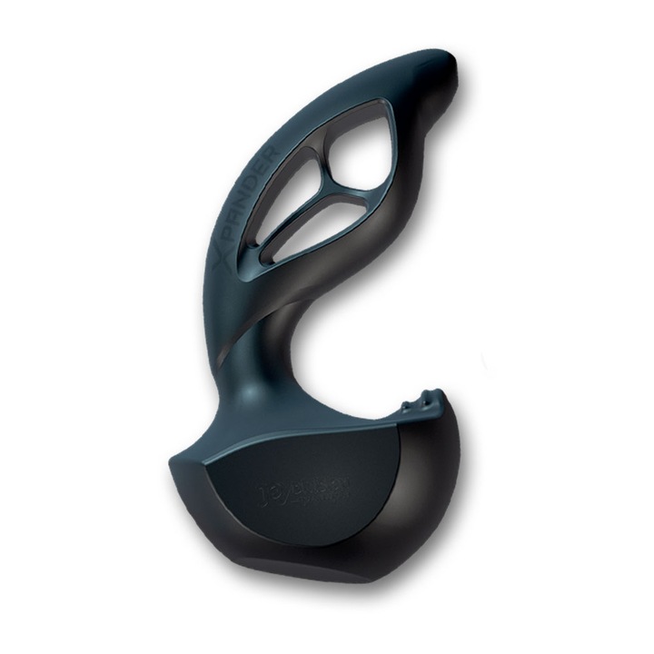 Prosztata stimulátor Joydivision Xpander X3, Silikomed, fekete, 11,5 cm