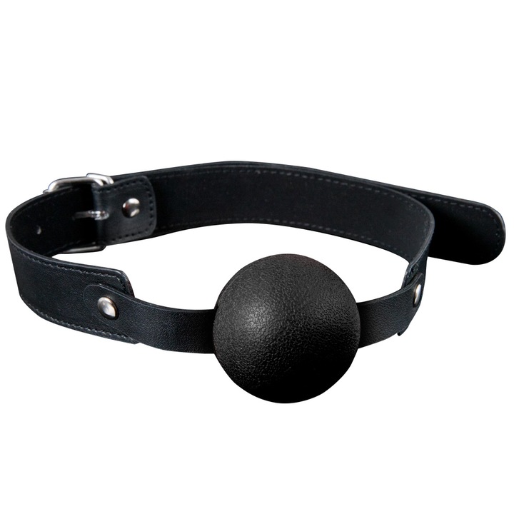 Наустник със Силиконова Топка Guilty Pleasure, Черен