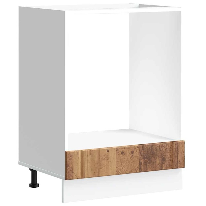 Dulap pentru cuptor „Lucca” vidaXL, Lemn vechi, lemn de inginerie, 15.4 kg