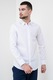 CALVIN KLEIN, Camasa slim-fit cu model uni, Alb