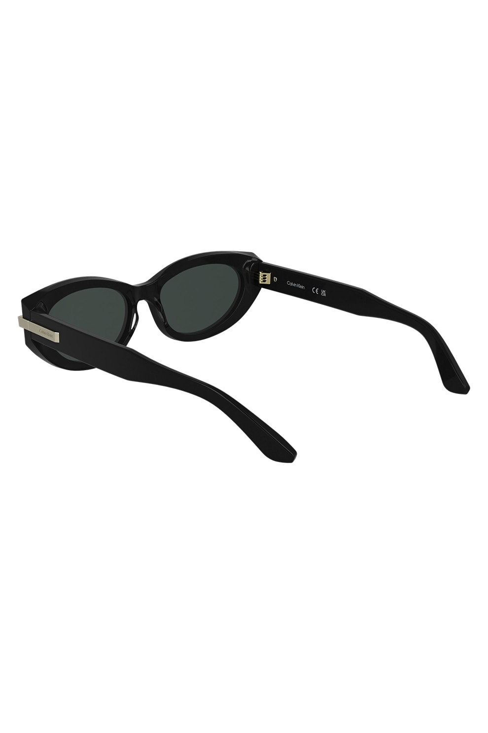 CALVIN KLEIN, Ochelari de soare cat-eye, Negru