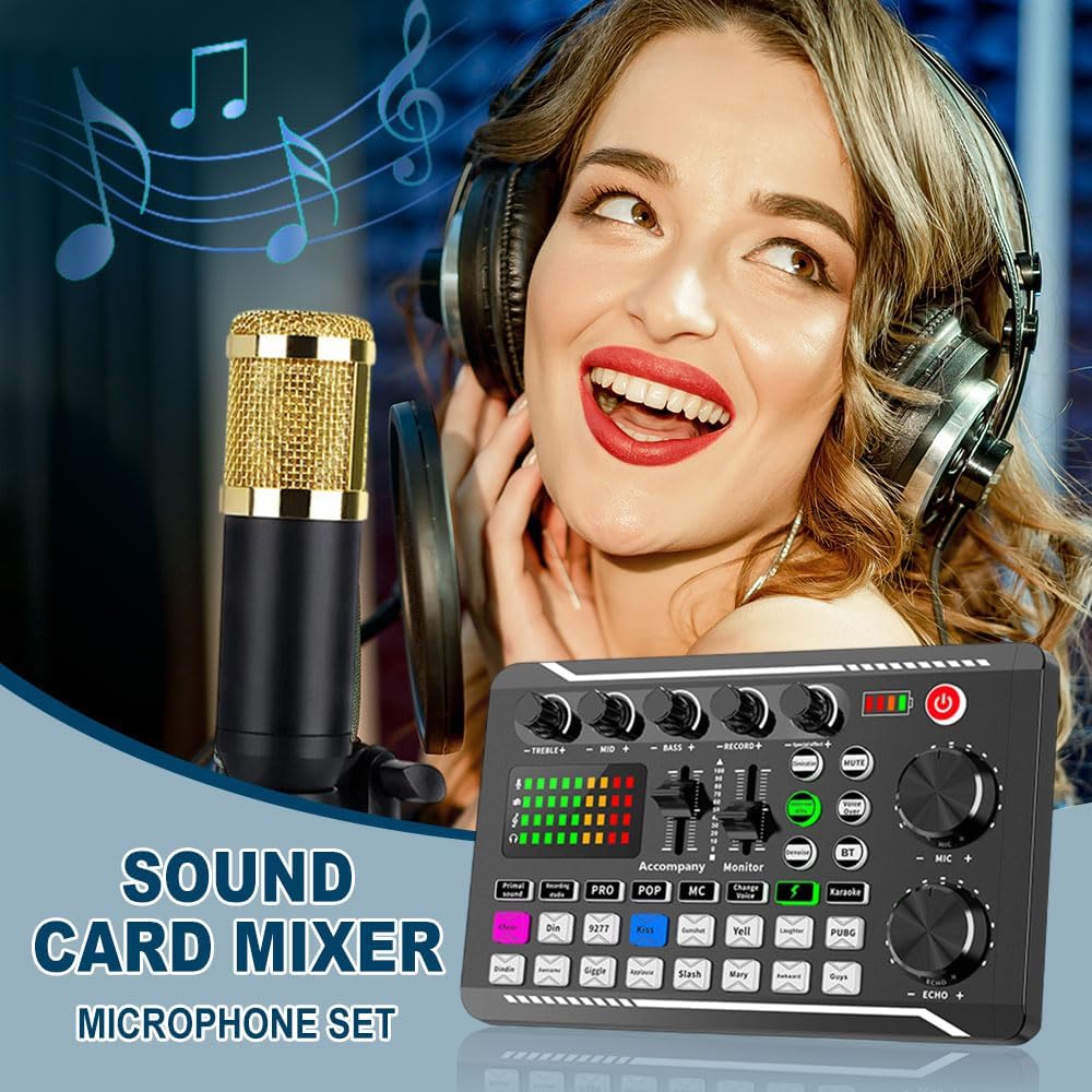 Kit Microfono USB Completo JDOHS Per Podcast, Gaming E Registrazione – Stand Regolabile, Omni-direzionale, Spedizione Gratis
