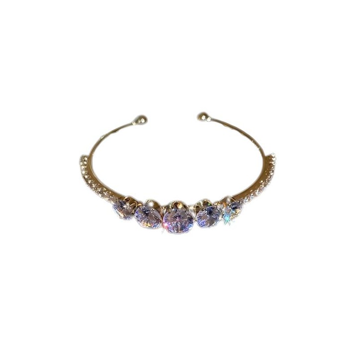 Gold Star Shine, Bratara de dama, bratara din zirconiu, marime reglabila