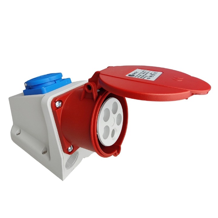 Priza combinata 5 pini TP Electric CEE 32A IP44 Schuko 230V 3141
