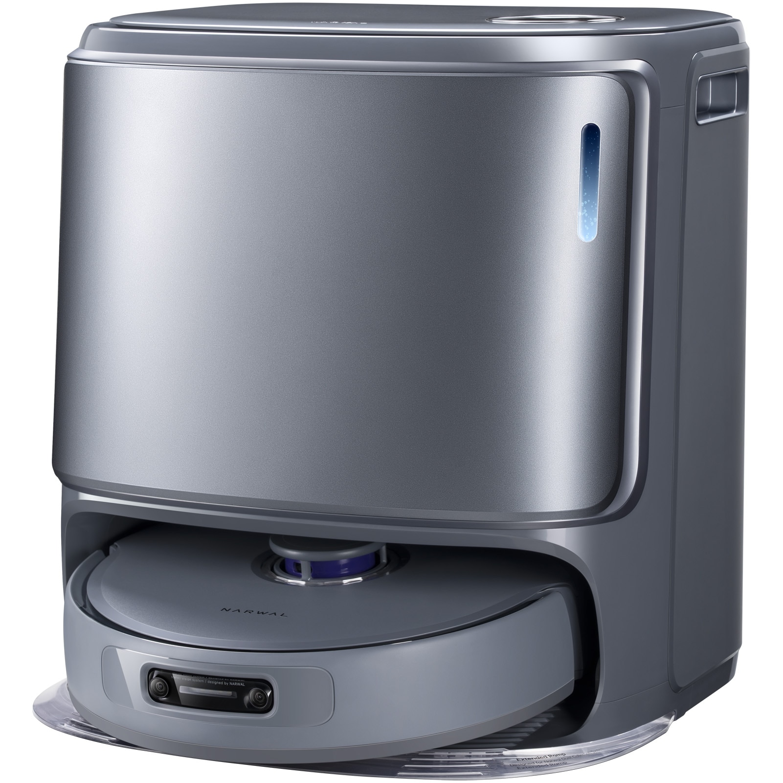 Robot de aspirare Narwal Freo Z Ultra CP-ZD-A00053-00-00, aspirator&mop&statie incarcare all-in-one, 12000Pa, 2 x camere RGB , 2x cipuri AI, 1080P HD, baterie 5200mAh, gri