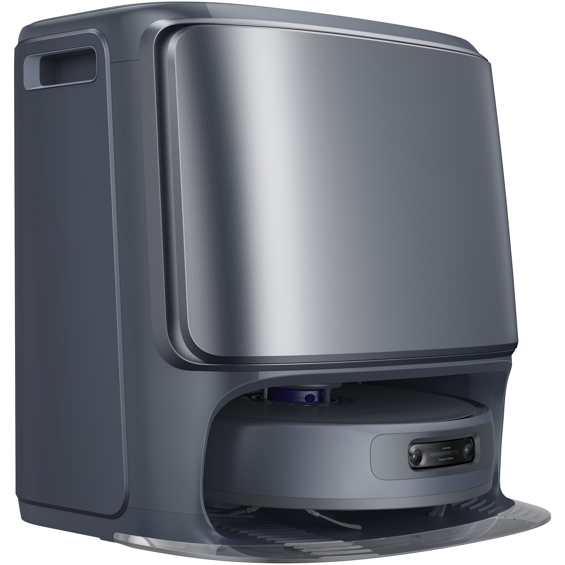 Robot de aspirare Narwal Freo Z Ultra CP-ZD-A00053-00-00, aspirator&mop&statie incarcare all-in-one, 12000Pa, 2 x camere RGB , 2x cipuri AI, 1080P HD, baterie 5200mAh, gri