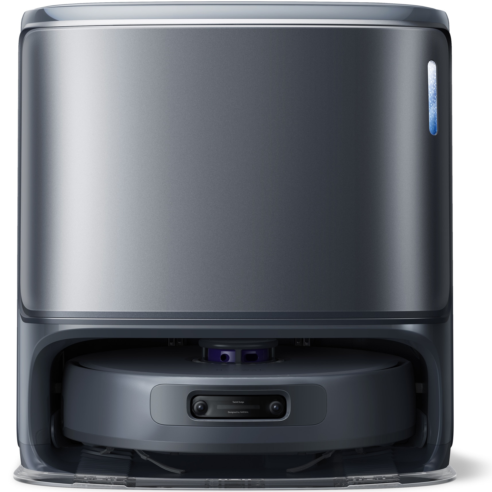 Robot de aspirare Narwal Freo Z Ultra CP-ZD-A00053-00-00, aspirator&mop&statie incarcare all-in-one, 12000Pa, 2 x camere RGB , 2x cipuri AI, 1080P HD, baterie 5200mAh, gri
