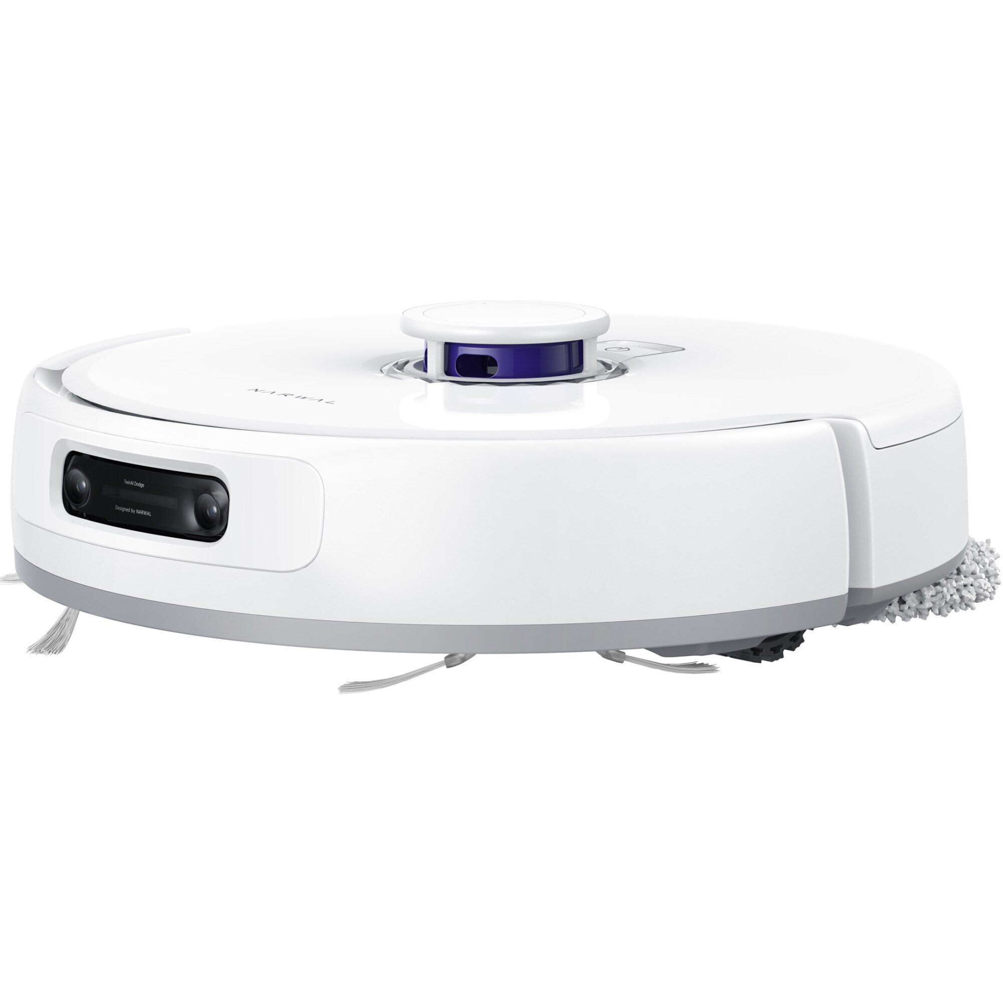 Robot de aspirare Narwal Freo Z Ultra CP-ZD-A00088-00-00, aspirator&mop&statie incarcare all-in-one, 12000Pa, 2 x camere RGB , 2x cipuri AI, 1080P HD, baterie 5200mAh, argintiu
