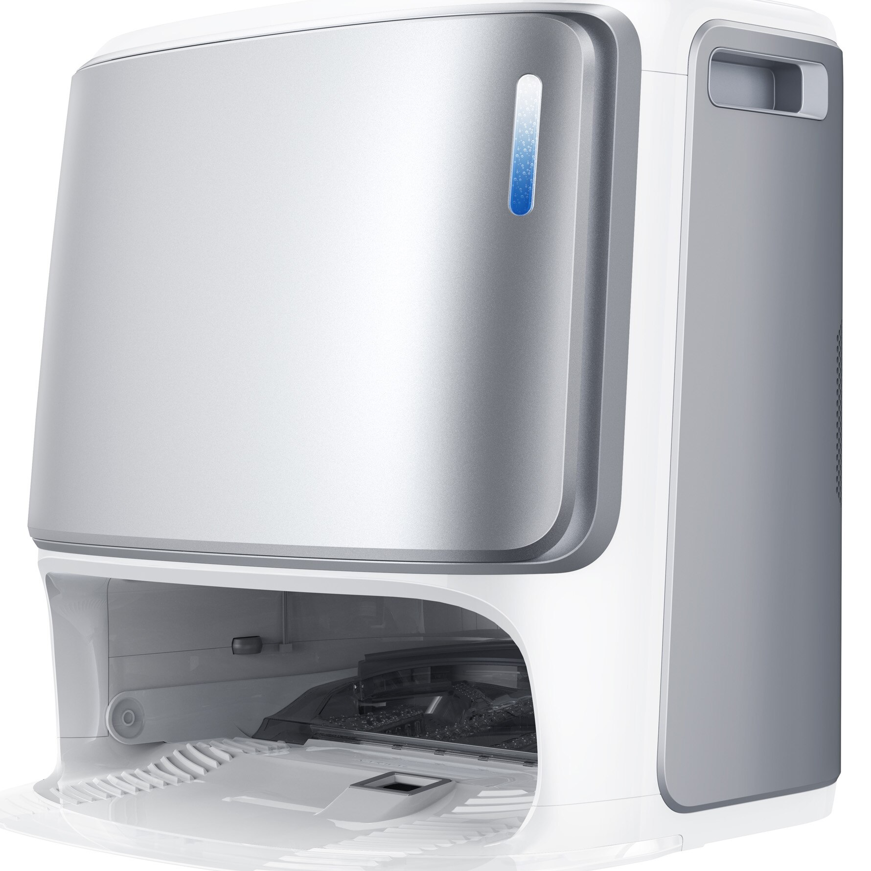 Robot de aspirare Narwal Freo Z Ultra CP-ZD-A00088-00-00, aspirator&mop&statie incarcare all-in-one, 12000Pa, 2 x camere RGB , 2x cipuri AI, 1080P HD, baterie 5200mAh, argintiu