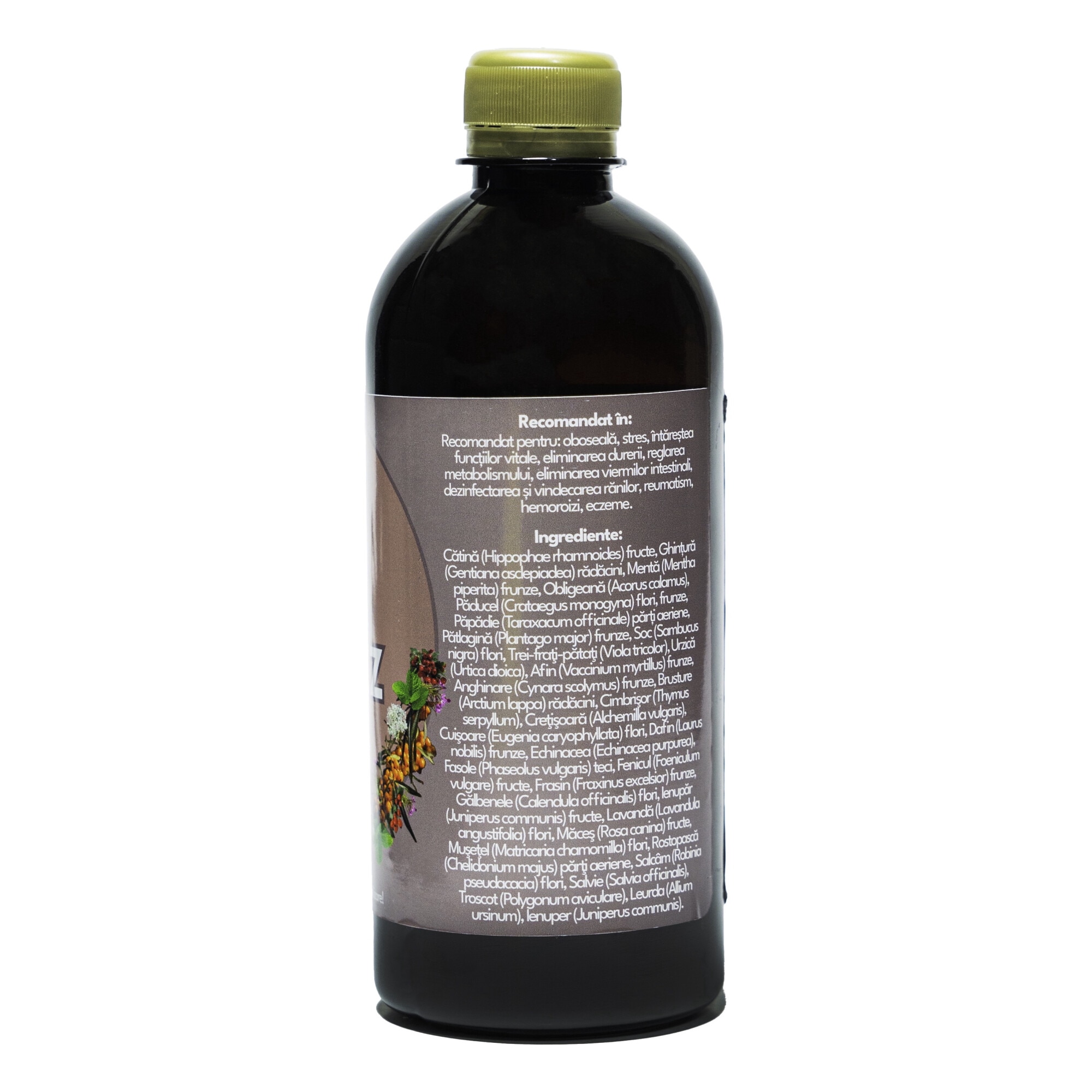 Bitter Suedez 500ml, Remediu Plant, extract hidroalcoolic din 32 plante,  lichid, pentru uz intern i extern - eMAG.ro