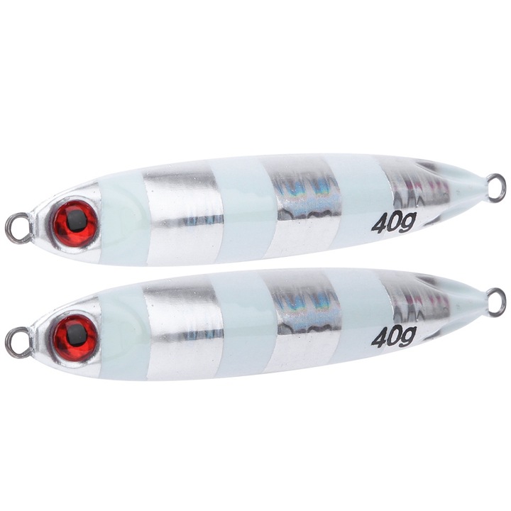 2 db műcsali szett, Enforose, foszforeszkáló, ezüst