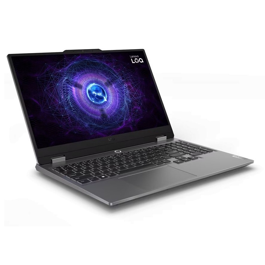 Laptop Lenovo LOQ 15ARP9, 83JC006QBM, 15.6", AMD Ryzen 7 7435HS (8-core), NVIDIA GeForce RTX 4050 (6GB GDDR6), 24GB 4800MHz (2x12GB) DDR5, Gri