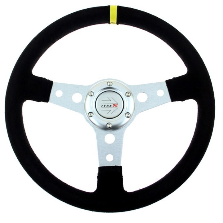 Вдлъбнато спортно кормило importtuning, ProRacing, черно