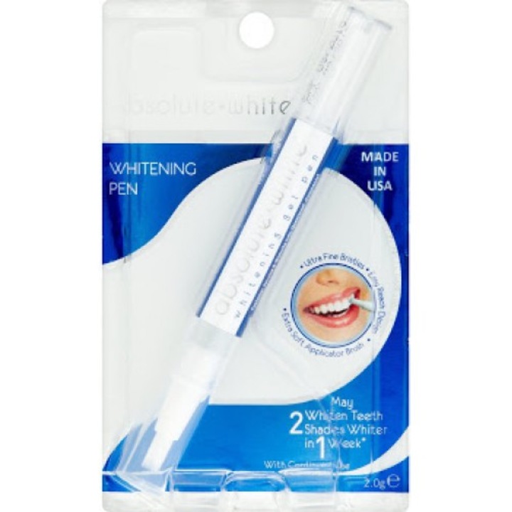 Избелваща писалка за зъби Absolute White Whitening Pen 2 гр