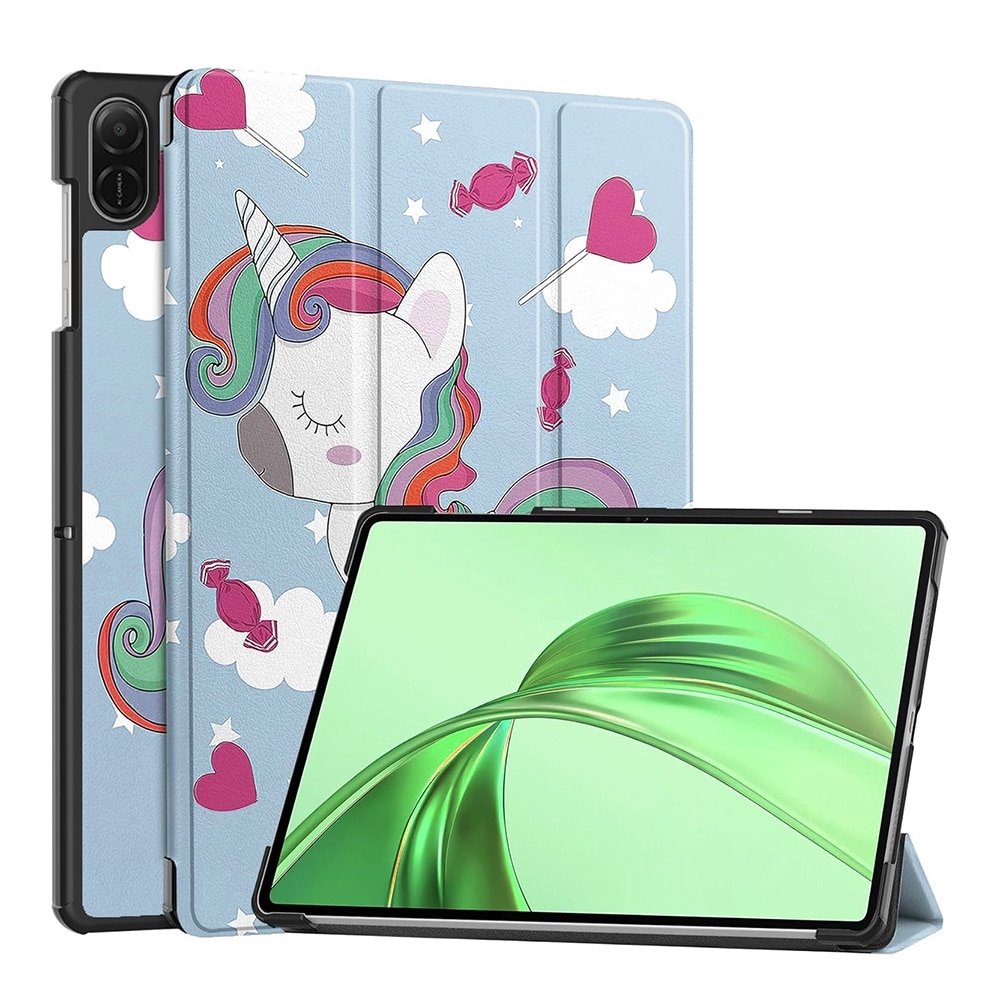 Husa pentru Honor Pad X8a tip stand functie sleep/wake-up protectie 360 - Unicorn