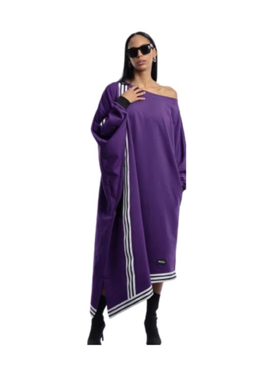 Rochie larga dama BUKEZY, Mov, Marime Unica