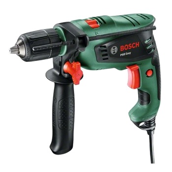 Masina de gaurit (bormasina) cu percutie Bosch PSB Easy, 550 W, 3000 RPM, 25 mm diametru gaurire maxim Masina de gaurit (bormasina) cu percutie Bosch PSB Easy, 550 W, 3000 RPM, 25 mm diametru gaurire maxim