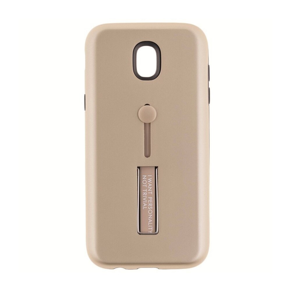 Husa spate EuroCELL antisoc cu suport pentru Samsung Galaxy J5 2017, auriu