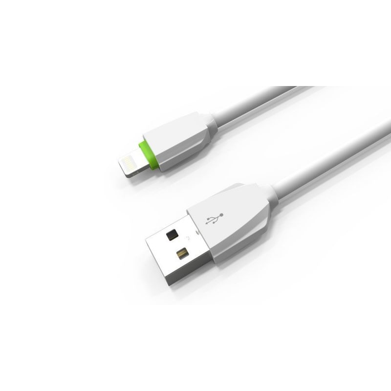 Cablu de date Ldnio cu mufa iOS, 1m, alb