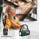 Radio meteo de urgenta，Folixs®，lanterna LED，4 moduri de incarcare，manivela si energie solara，USB incarcat, Afisaj LCD，AM/FM/NOAA，alarma SOS，Impermeabil，Cu ceas cu alarma，Pentru camping, calamitati, cutremure, razboi，powerbank 10000 mAh，verde