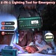 Radio meteo de urgenta，Folixs®，lanterna LED，4 moduri de incarcare，manivela si energie solara，USB incarcat, Afisaj LCD，AM/FM/NOAA，alarma SOS，Impermeabil，Cu ceas cu alarma，Pentru camping, calamitati, cutremure, razboi，powerbank 10000 mAh，verde