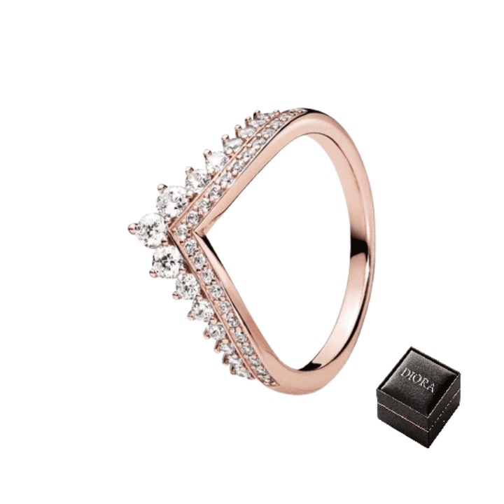 Inel Diora, model Coronita, Rose Gold