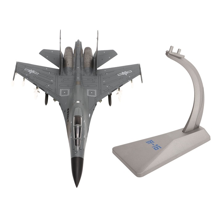 Модел на боен самолет, 1:72, комплект със стойка, сплав