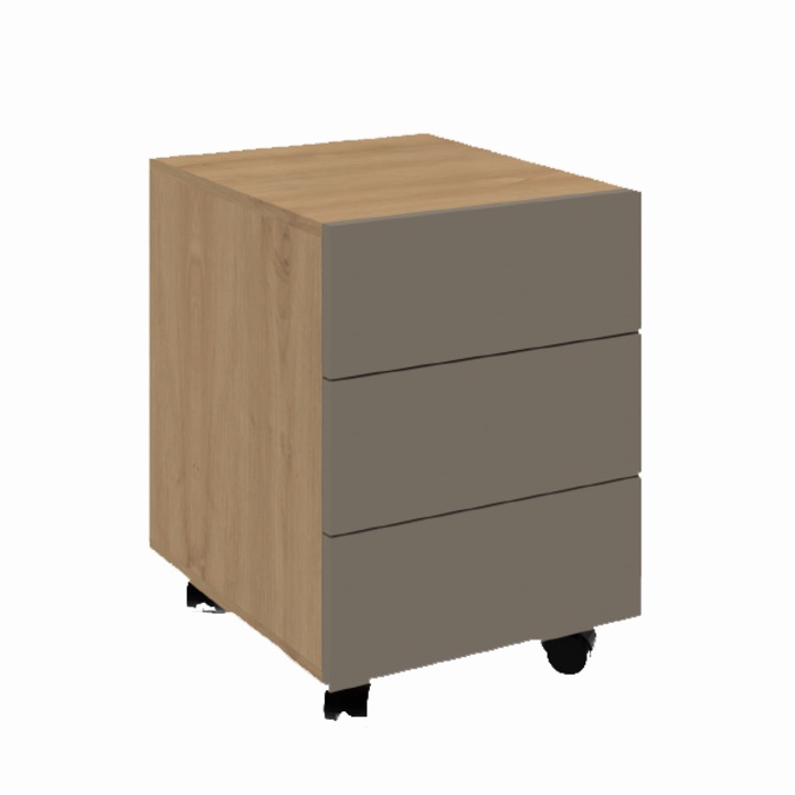 Comoda, 41x50x61 cm, Stejar Arlington Maro/Gri