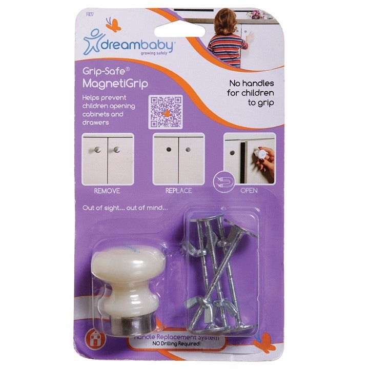 Suport magnetic, Dreambaby, alb, plastic